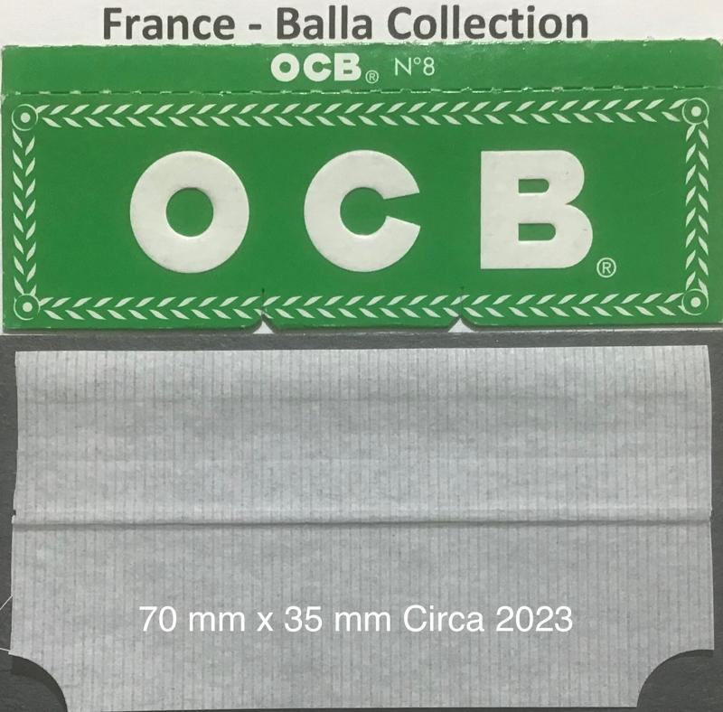France OCB Green #8 - 1.b Cut Corners 70 x 35 - 50 pk