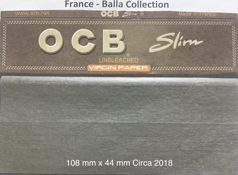France OCB Virgin 3.a 109 x 44 KS Slim Watermark OCB
