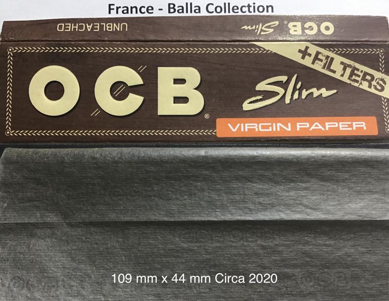 France OCB Virgin 3.c1 - 109 x 44 KS Slim + Tips Watermark OCB