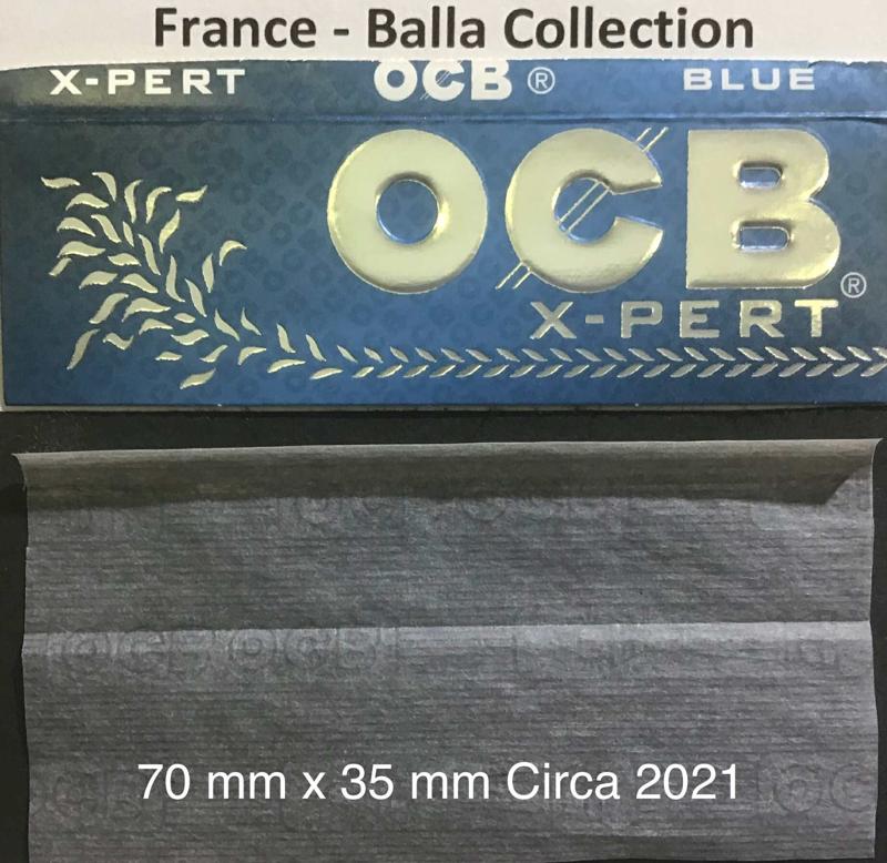 France OCB X-Pert Blue 1.a 70 x 35 Ultra Fine 50 pk Watermark OCB