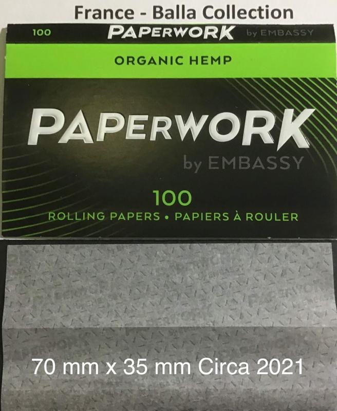 France Paperwoks 1.a Embassy 70 x 35 Hemp 100 pk Watermark Paperwork