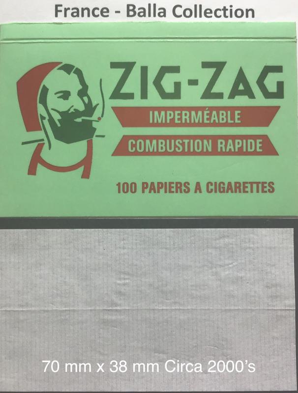 France Zig Zag Green 1.a 70 x 38 Impermeable 100 pk