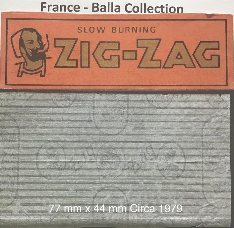 France Zig Zag Orange 1.b 77 x 44  Watermark Zig Zag