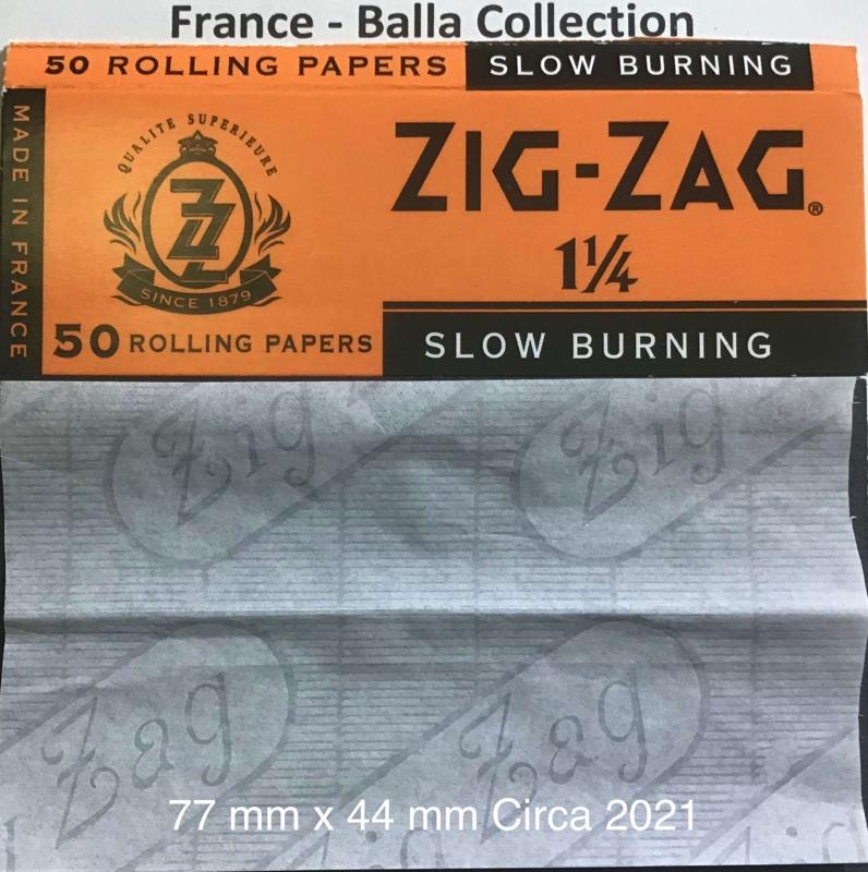 France Zig Zag Orange 1.c 77 x 44 - 32 pk Watermark Zig Zag