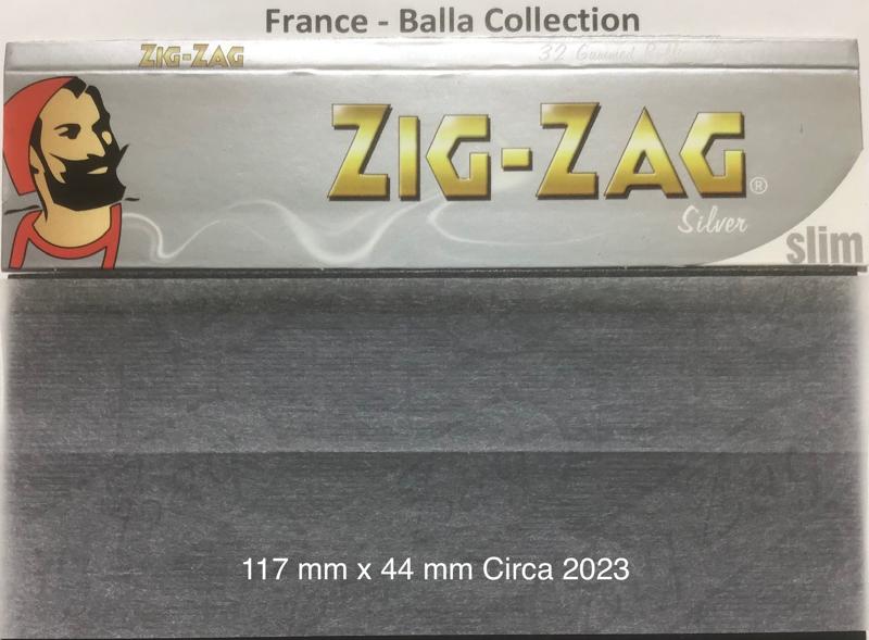 France Zig Zag Silver 1.b 117 x 44 - 32 pk Watermark Zig Zag