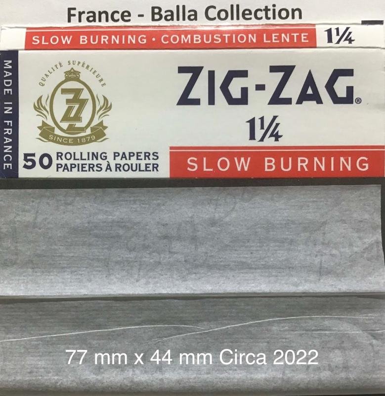 France Zig Zag White 2.e1 - 109 x 44 - 32 pk + Tips Watermark Zig Zag