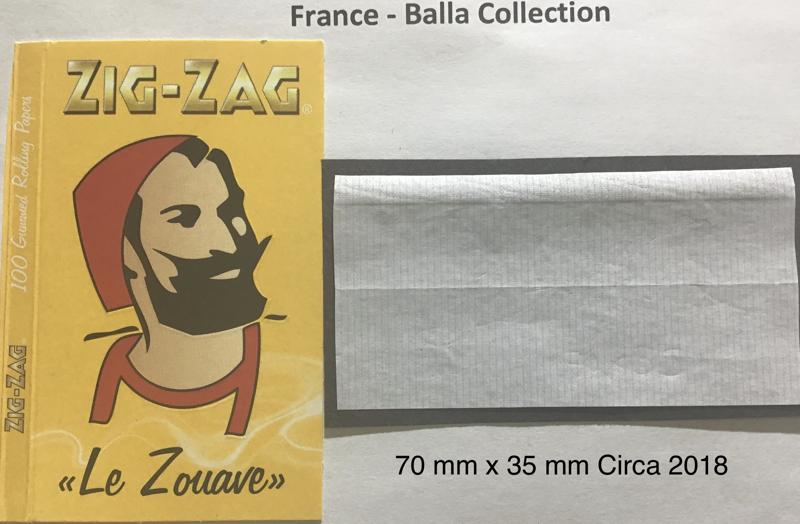 France Zig Zag Yellow 1.a 70 x 35 Le Zouave 100 pk