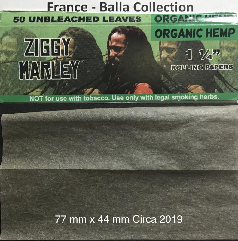 France Ziggy Marley Green 1.a 77 x 44 Unbleached Organic Hemp 50 pk