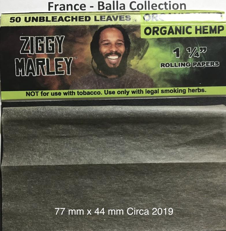 France Ziggy Marley Green 2.a 77 x 44 Unbleached Organic Hemp 50 pk