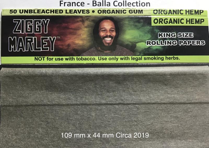 France Ziggy Marley Green 2.b 109 x 44 Unbleached Organic Hemp KS 50 pk