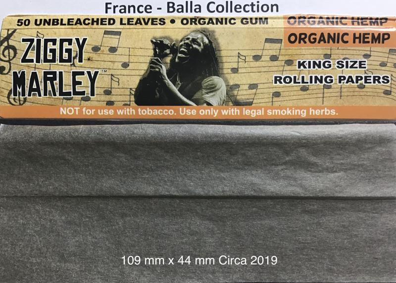 France Ziggy Marley Orange 1.b 109 x 44 Unbleached Organic Hemp KS 50 pk