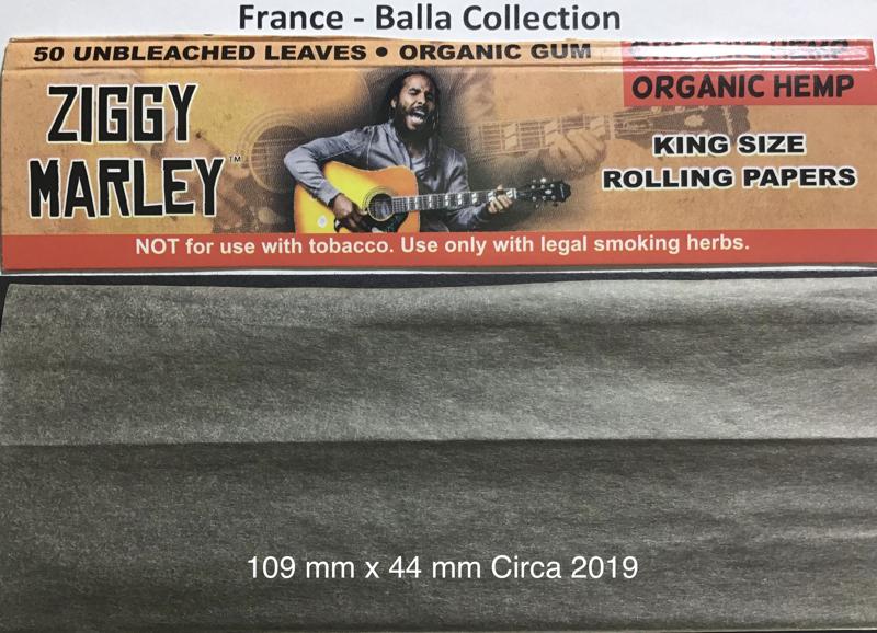 France Ziggy Marley Orange 2.b 109 x 44 Unbleached Organic Hemp KS 50 pk