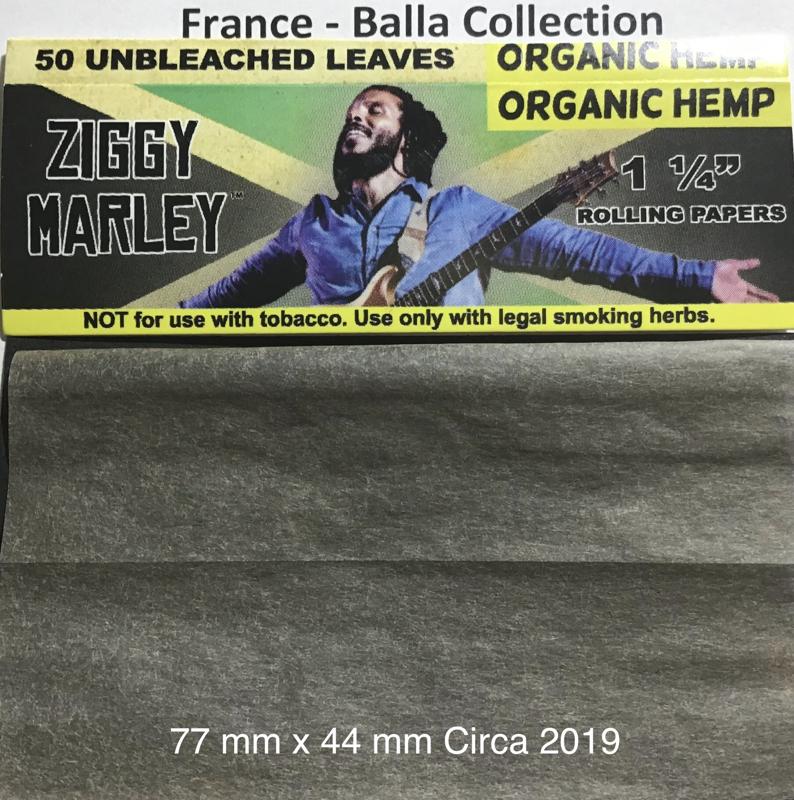 France Ziggy Marley Yellow 1.a 77 x 44 Unbleached Organic Hemp 50 pk