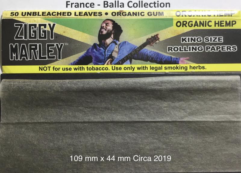 France Ziggy Marley Yellow 1.b 109 x 44 Unbleached Organic Hemp KS 50 pk