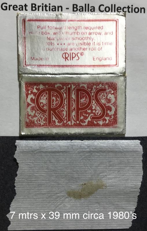 Great Britain Rips 1.d Box Roll 7 mtrs x 39 mm
