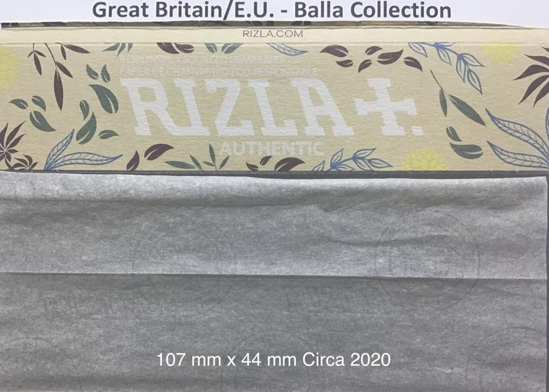 Great Britain Rizla Authentica Hemp 1.a 107 x 44 KS 32 pk Watermark Rizla