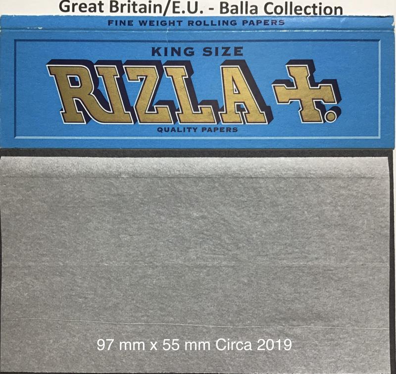 Great Britain Rizla Blue 1.d 97 x 55 KS