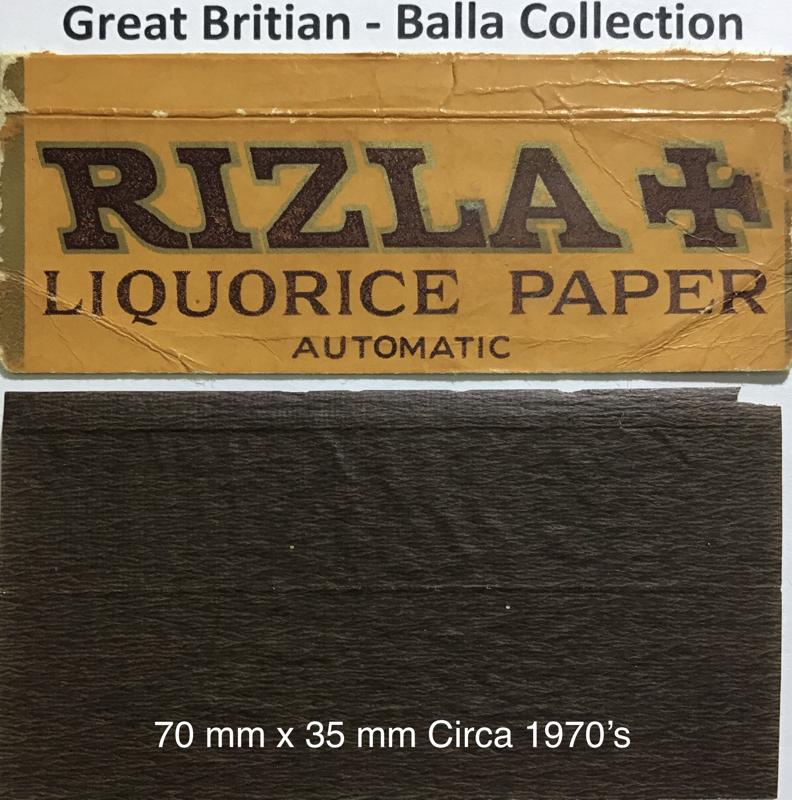 Great Britain Rizla Liquorice 1.b 70 x 35