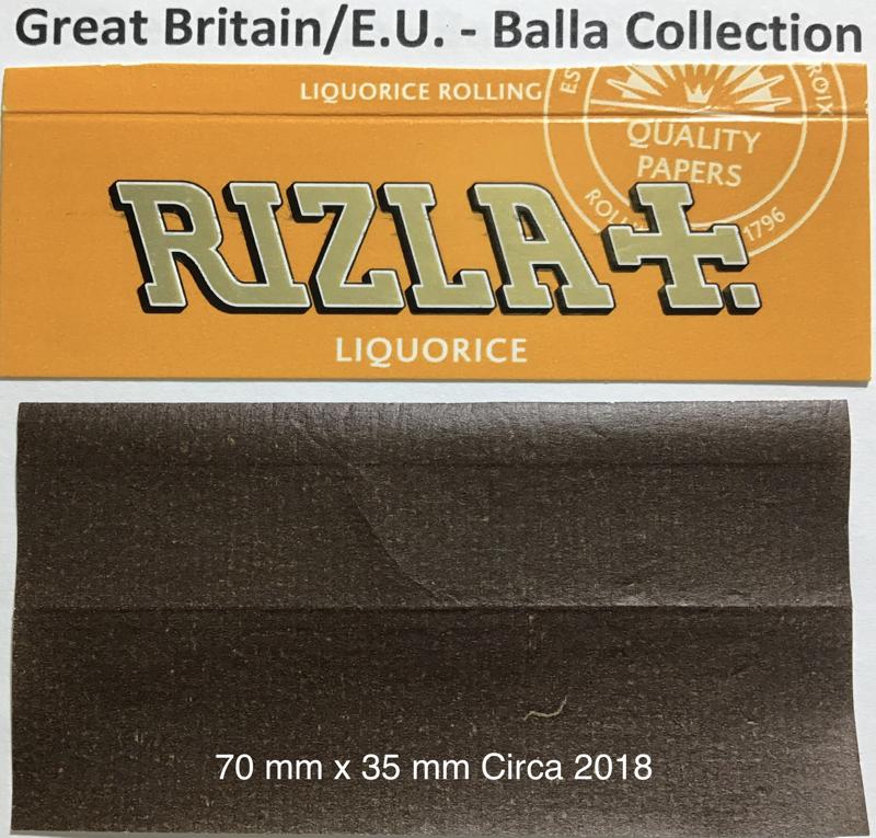 Great Britain Rizla Liquorice 1.c 70 x 35