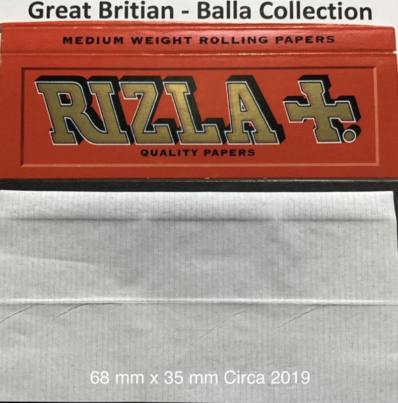 Great Britain Rizla Orange 1.b 68 x 35 medium 50 pk
