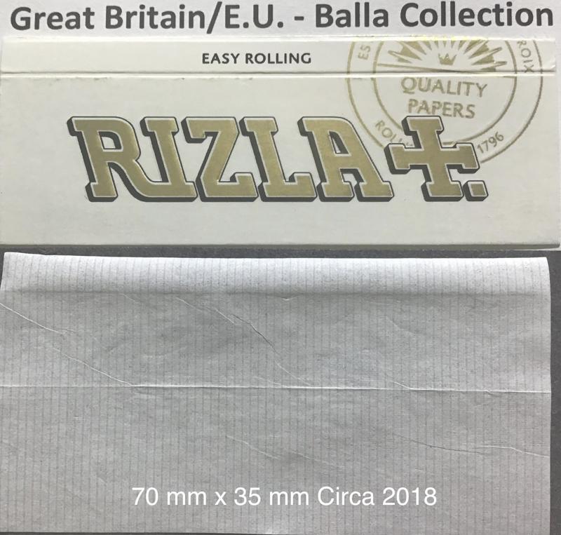 Great Britain Rizla White 1.b 70 x 35