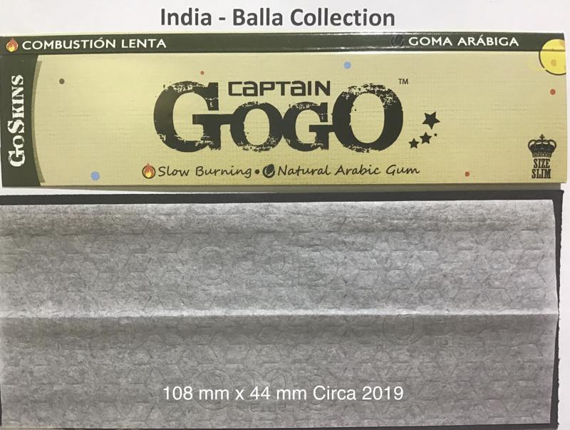 India Captian Gogo Biege & Dark Green Pure Hemp Go Skins 1.c 108 x 44 - 33 pk Watermark GoGo