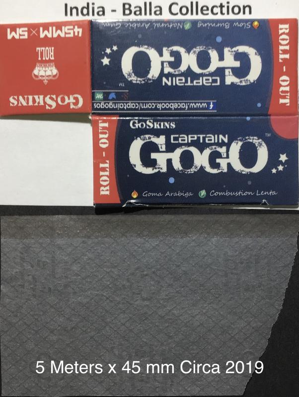 India Captian Gogo Blue & Red 1.d 5 Mtrs x 45 Go Skins Box Watermark GoGo