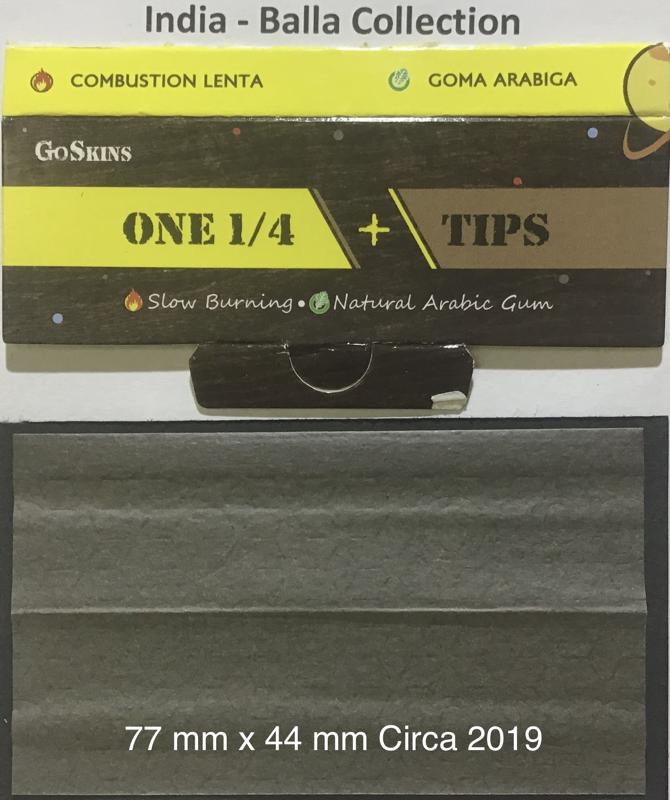 India Captian Gogo Brown 1.b 77 x 44 Go Skins 50 pk + Tips Watermark GoGo