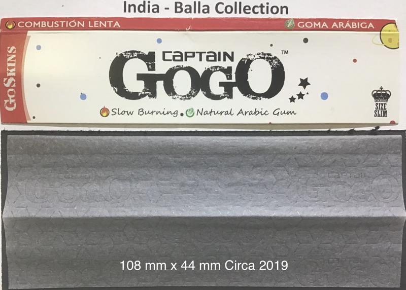 India Captian Gogo White 1.b 108 x 44 KS Slim 33 pk Watermark GoGo