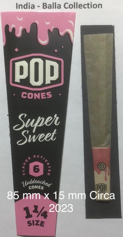 India Pop Cones 1.b Super Sweet 85 x 15 - 6 pk
