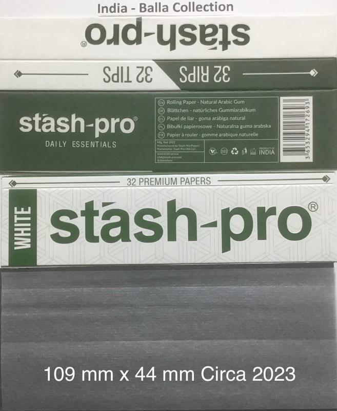 India Stash Pro White 1.b 109 x 44 - 32 pk + Tips