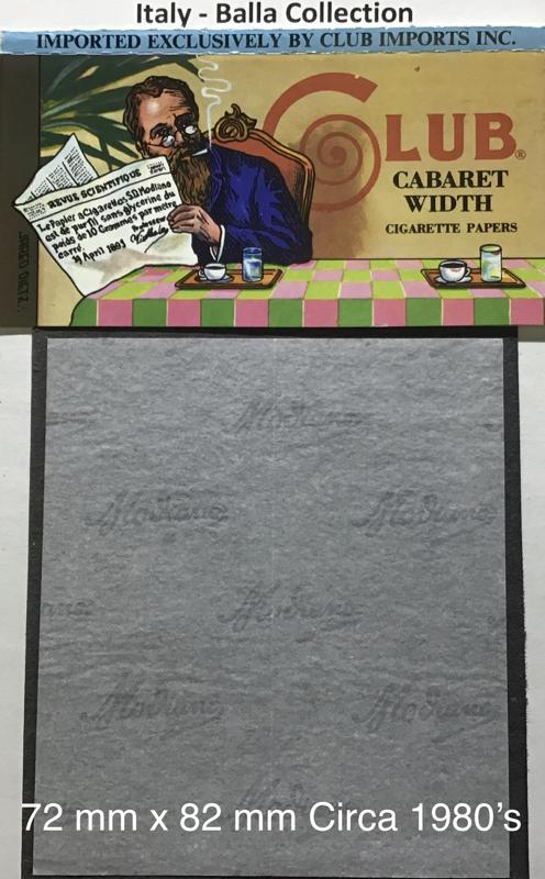 Italy Club Cabaret 1.b 72 x 82 Width Watermark Modiano