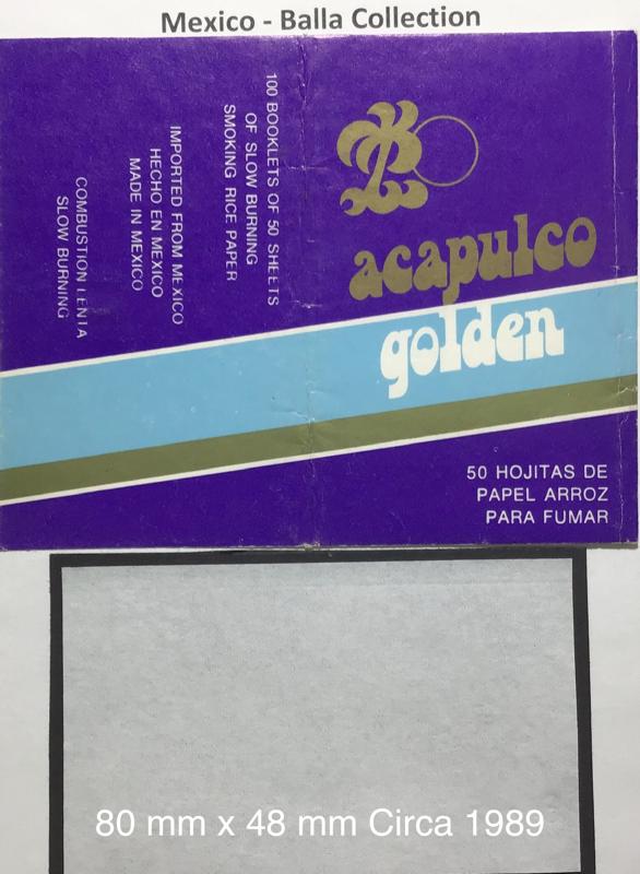 Mexico Acapulco Golden 1.a 80 x 48 Rice 50 pk