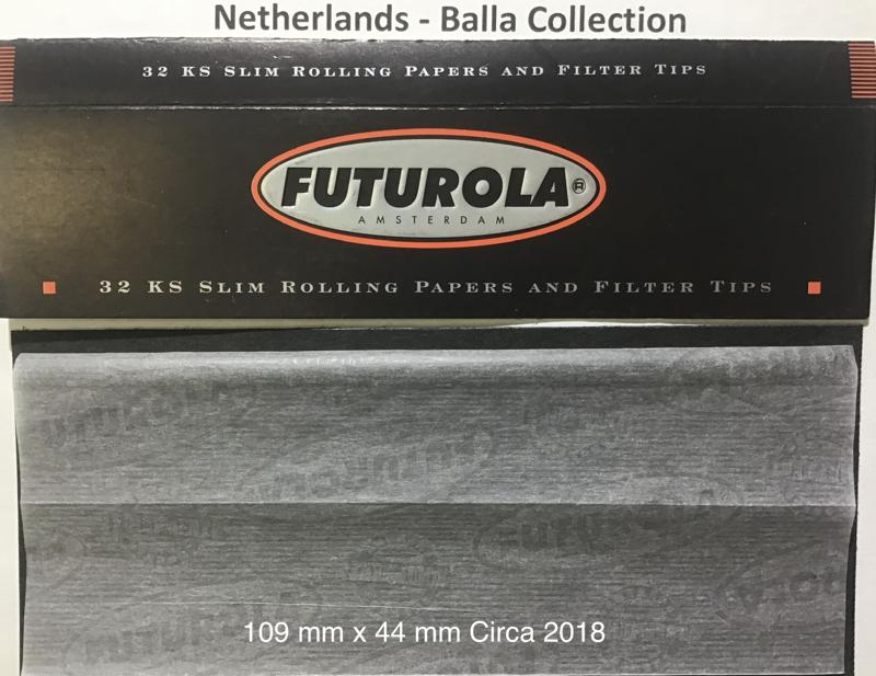 Netherlands Futurola Black & Orange 1.b 109 x 44 KS Slims & Tips 32 pk Watermark Futurola