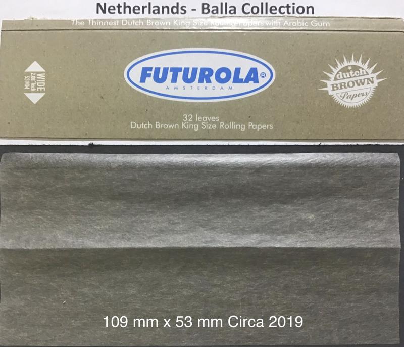 Netherlands Futurola Brown & Blue 1.a 109 x 53 KS 32 pk Watermark Futurola