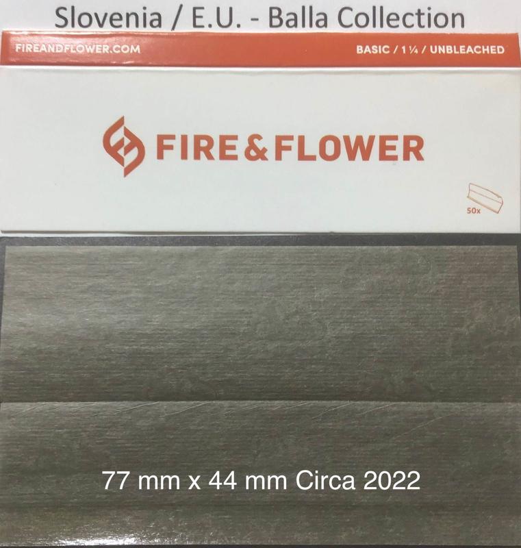 Slovenia Fire & Flower 1.a 77 x 44 ultra thin 50 pk