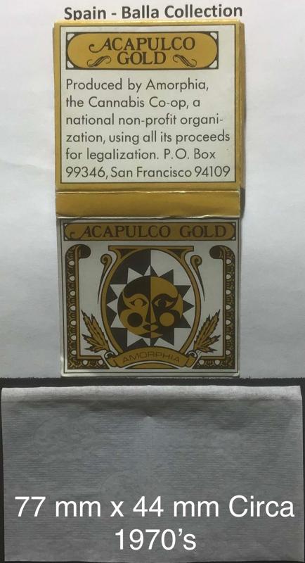 Spain Amorphia 1.c 77 x 44 Acapulco Gold