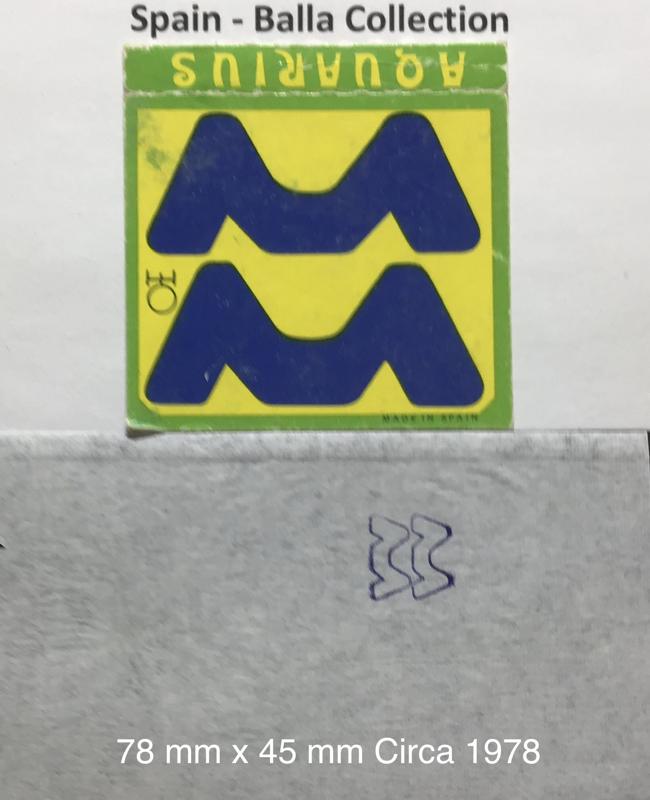 Spain Astrological Signs 1.b 78 x 45 Aquarius
