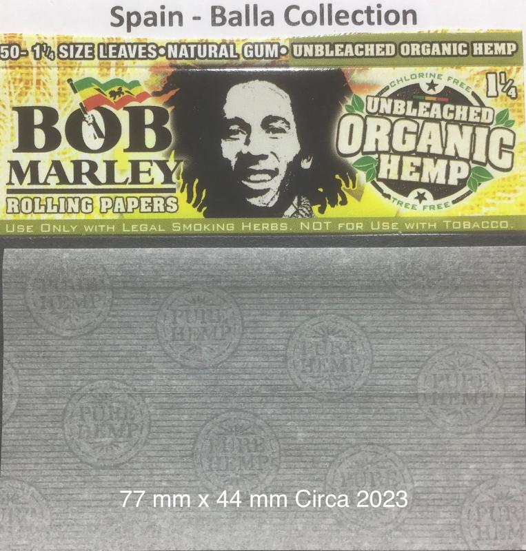 Spain Bob Marley 16.d 77 x 44 Organic Hemp 50 pk Watermark Pure Hemp
