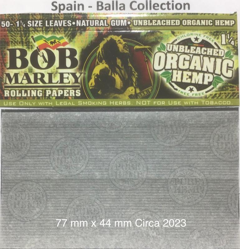Spain Bob Marley 16.e 77 x 44 Organic Hemp 50 pk Watermark Pure Hemp