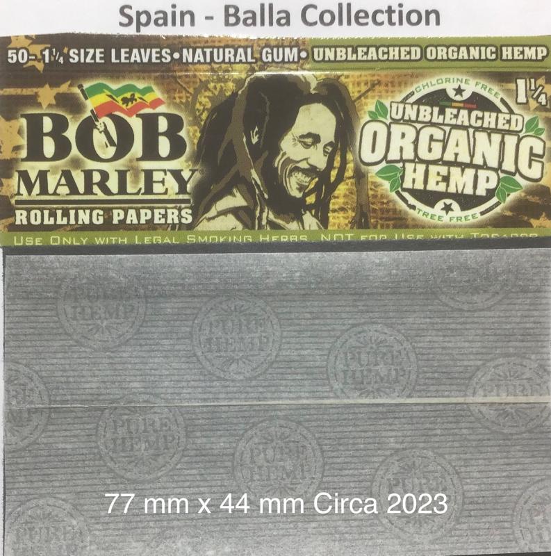 Spain Bob Marley 16.g 77 x 44 Organic Hemp 50 pk Watermark Pure Hemp
