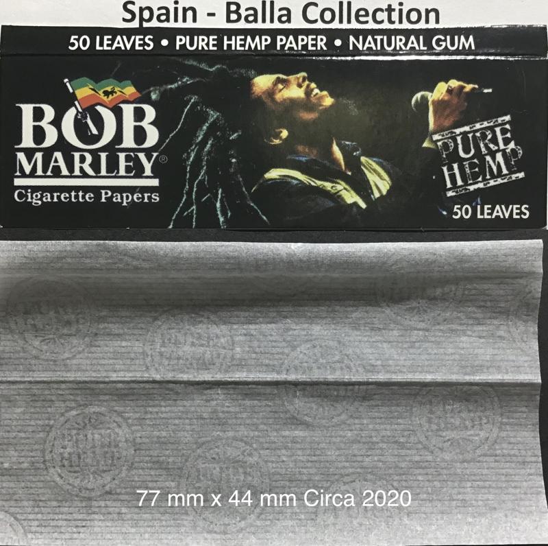 Spain Bob Marley Black 1.a 77 x 44 Hemp 50 pk Watermark Pure Hemp