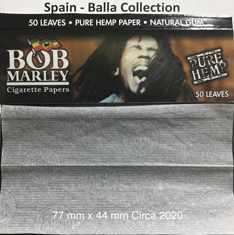 Spain Bob Marley Black 4.a 77 x 44 Hemp 50 pk Watermark Pure Hemp
