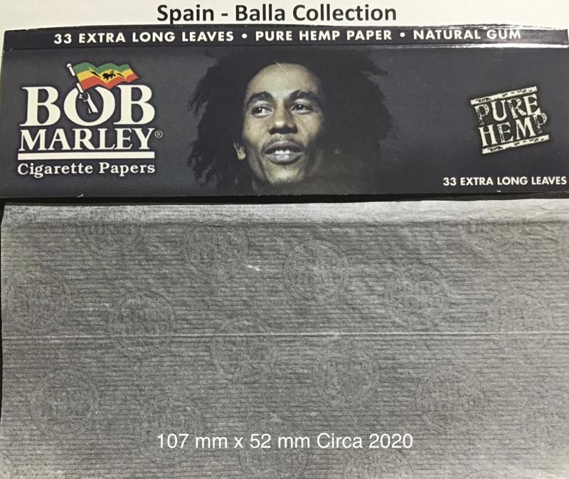 Spain Bob Marley Black 6.b 107 x 52 Hemp KS 33 pk Watermark Pure Hemp