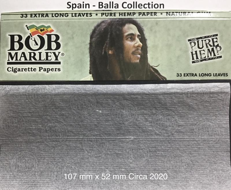 Spain Bob Marley Green 10.b 107 x 52 Hemp KS 33 pk Watermark Pure Hemp