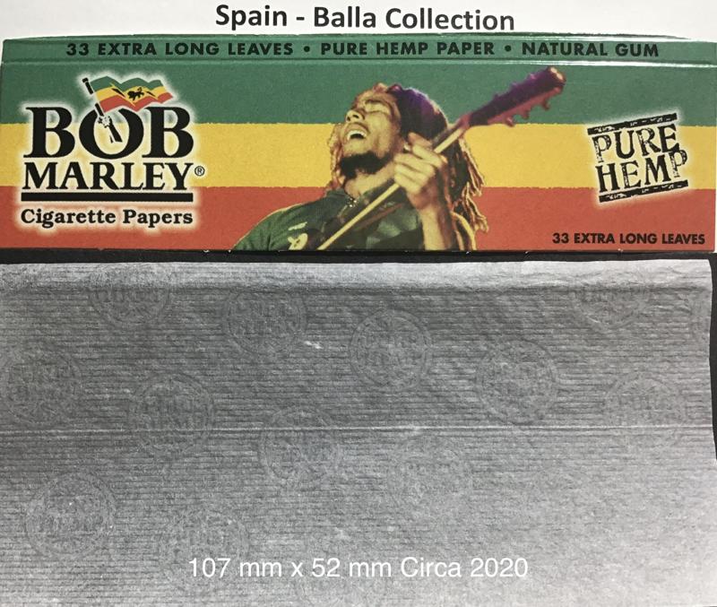 Spain Bob Marley Yellow 13.b 107 x 52 Jamacia Hemp KS 33 pk Watermark Pure Hemp