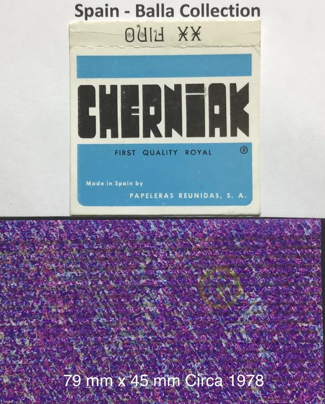 Spain Cherniak 1.a 77 x 44 Extra Fine