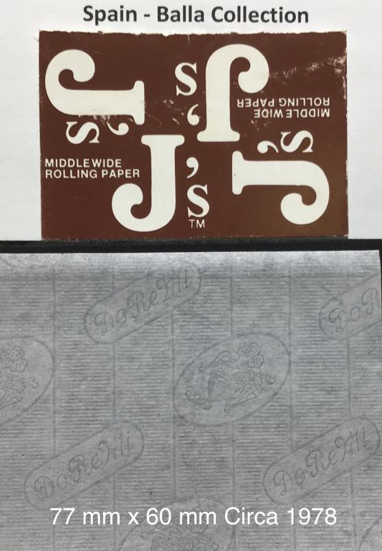 Spain E-Z Wider J's 1.a 77 x 60 Brown Watermark Do Re Me