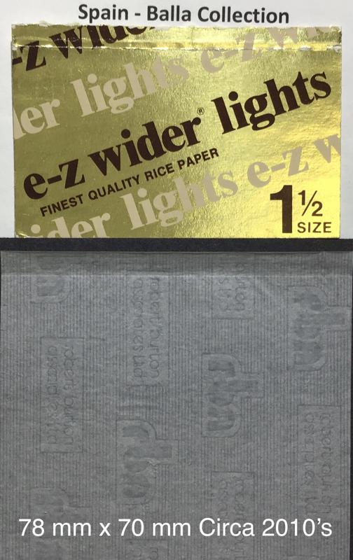 Spain E-Z Wider Lights 1.a 78 x 70 Rice Watermark Robert Burton Associates Ltd.