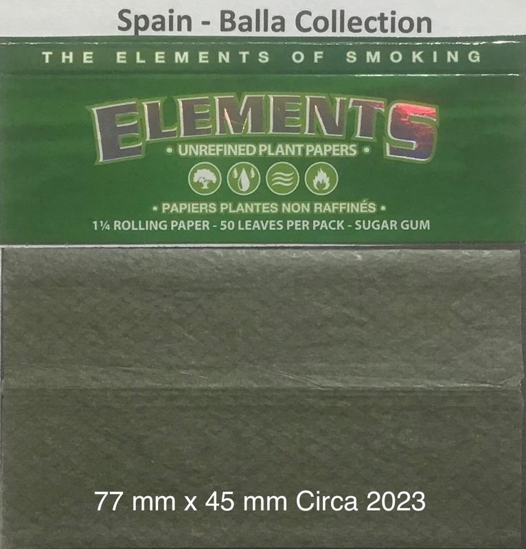 Spain Elements Green 1.a 70 x 38 Unrefined Sugar Gum 50 pk Watermark Elements
